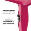 imageConair Hair Dryer 1875W MidSize Blow Dryer WhiteRed