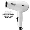 imageConair Hair Dryer 1875W MidSize Blow Dryer WhiteWhite