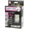 imageConair Hot Roller Super Clips White Set of 101 Count Pack of 1