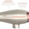 imageINFINITI PRO CONAIR Hair Dryer 1875W FrizzFree and Compact Blow Dryer with Diffuser and Concentrator Attachments 3 Heat amp 2 Speed Settings Dusty RoseRose Gold