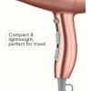 imageINFINITI PRO CONAIR Hair Dryer 1875W FrizzFree and Compact Blow Dryer with Diffuser and Concentrator Attachments 3 Heat amp 2 Speed Settings Dusty RoseDusty Rose