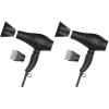 imageConair The Curl Collective 1875 Watt Ionic Ceramic Hair Dryer Black 181 Count Pack of 2