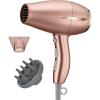 imageINFINITI PRO CONAIR Hair Dryer 1875W FrizzFree and Compact Blow Dryer with Diffuser and Concentrator Attachments 3 Heat amp 2 Speed Settings Dusty RoseDusty Rose