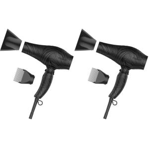 imageConair The Curl Collective 1875 Watt Ionic Ceramic Hair Dryer Black 181 Count Pack of 2