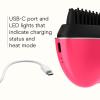imageConair Cordless Heated Brush Portable Ceramic Ionic Smoothing Brush for Frizz Control amp Shine Rechargeable 2 Heat Settings TravelFriendly Styling Tool with Protective Cover Hot Pink amp Black