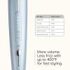 imageINFINITI PRO CONAIR SmoothWrap Dual Ion 1 Inch Flat Iron Hair Straightener 1Inch Flat Iron Produces More Volume and Less Frizz 5 Heat Settings For All Hair Types and Textures Blue