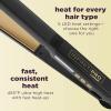 imageINFINITIPRO BY CONAIR Tourmaline Ceramic Flat Iron 1inch TealBlack