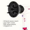 imageInfiniti PRO CONAIR LED Infrared Hair Dryer AntiFrizz amp Ionic Blow Dryer Fast Drying White