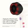 imageInfiniti PRO CONAIR LED Infrared Hair Dryer AntiFrizz amp Ionic Blow Dryer Fast Drying White