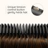 imageInfiniti PRO CONAIR Tension Control Straightening Brush Heated Hair Brush with Tension Control Holds Hair in Place Ionic Technology Adds Shine and Reduces Frizz Gray