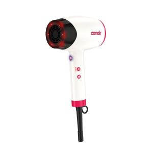 imageInfiniti PRO CONAIR LED Infrared Hair Dryer AntiFrizz amp Ionic Blow Dryer Fast Drying White