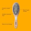 imageCONAIR Ceramic Wood Nylon amp Boar Bristle Cushion Hair Brush hairbrush for women reduce frizz and add shine natural wood handle for all hair types