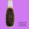 imageConair Boar Bristle Hair Brush for Women Natural Wood Handle Styling Brush for Sleek Slick Back Hair Reduces Frizz Adds Shine Smooths amp Detangles All Hair Types