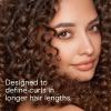 imageConair Curl Define Pro Detangler Brush for Curly Hair DualVent Design with Continuous Grooves Mixed Bristles for FrizzFree Detangling Smoothing and Curl Definition Hot PinkPurple Pulse