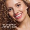 imageConair Curl Define Pro Detangler Brush for Curly Hair DualVent Design with Continuous Grooves Mixed Bristles for FrizzFree Detangling Smoothing and Curl Definition Hot PinkIvory
