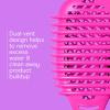 imageConair Curl Define Pro Detangler Brush for Curly Hair DualVent Design with Continuous Grooves Mixed Bristles for FrizzFree Detangling Smoothing and Curl Definition Hot PinkPink