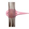 imageConair Curl Define Pro Mini Detangler Brush for Tight Curls DualVent Design Curl Defining Brush with Continuous Grooves Mixed Bristles for FrizzFree Detangling Smoothing and Definition PinkPink