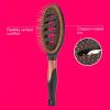 imageConair Quick BlowDry Pro Vented Copper Pin Cushion Brush StaticReducing Blow Dry Brush with CopperCoated Metal Pins Flexible Vented Cushion Hairbrush for Smoothing All Hair Types