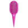 imageConair Curl Define Pro Detangler Brush for Curly Hair DualVent Design with Continuous Grooves Mixed Bristles for FrizzFree Detangling Smoothing and Curl Definition Hot PinkPink