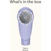 imageConair Fabric Shaver and Lint Remover Battery Operated Portable Fabric Shaver LavenderLavender