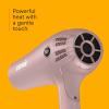 imageConair Hair Dryer with Retractable Cord 1875W Blow Dryer 3 Heat Settings 2 Speeds Blow Dryer with Diffuser and Concentrator Attachments Ionic  Tourmaline Technology Matte Light PinkMatte Light Pink