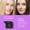 imageInfiniti PRO CONAIR Digital Hair Dryer Lightweight Ionic Blow Dryer wDiffuser for Reducing Frizz amp Defining Curls Includes Diffuser Thermal Concentrator AntiFlyaway Attachment Silver amp Purple
