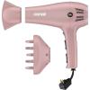imageConair Hair Dryer with Retractable Cord 1875W Blow Dryer 3 Heat Settings 2 Speeds Blow Dryer with Diffuser and Concentrator Attachments Ionic  Tourmaline Technology Matte Light PinkMatte Light Pink