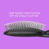 imageConair Salon Results 3Pack Hair Brushes Detangling Hair Brush for Men and Women For All Hair Types Metal Bristles and Cushion Base BlackBlack