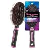 imageConair Salon Results 3Pack Hair Brushes Detangling Hair Brush for Men and Women For All Hair Types Metal Bristles and Cushion Base BlackBlush Pink
