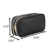 imageConair 5 Piece Toiletry and Cosmetic Bag Set Under 30 Includes 1 Large Weekender Bag and 4 Organizer Bags in Blue Swirl Prints Pack of 2Black