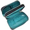 imageConair 5 Piece Toiletry and Cosmetic Bag Set Under 30 Includes 1 Large Weekender Bag and 4 Organizer Bags in Blue Swirl Prints Pack of 2Black