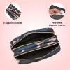imageConair 5 Piece Toiletry and Cosmetic Bag Set Under 30 Includes 1 Large Weekender Bag and 4 Organizer Bags in Blue Swirl Prints Pack of 2Blue  Pink  Black Camo