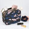 imageConair 5 Piece Toiletry and Cosmetic Bag Set Under 30 Includes 1 Large Weekender Bag and 4 Organizer Bags in Blue Swirl Prints Pack of 2Blue  Pink  Black Camo