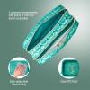 imageConair 5 Piece Toiletry and Cosmetic Bag Set Under 30 Includes 1 Large Weekender Bag and 4 Organizer Bags in Blue Swirl Prints Pack of 2Elphaba Green