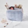 imageConair 5 Piece Toiletry and Cosmetic Bag Set Under 30 Includes 1 Large Weekender Bag and 4 Organizer Bags in Blue Swirl Prints Pack of 2Frosty Blue