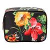 imageConair 5 Piece Toiletry and Cosmetic Bag Set Under 30 Includes 1 Large Weekender Bag and 4 Organizer Bags in Blue Swirl Prints Pack of 2Black Floral