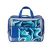 imageConair 5 Piece Toiletry and Cosmetic Bag Set Under 30 Includes 1 Large Weekender Bag and 4 Organizer Bags in Blue Swirl Prints Pack of 2Blue Swirl