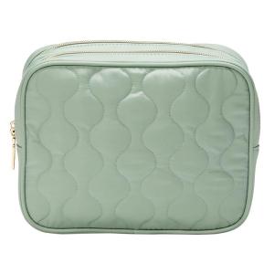 imageConair 5 Piece Toiletry and Cosmetic Bag Set Under 30 Includes 1 Large Weekender Bag and 4 Organizer Bags in Blue Swirl Prints Pack of 2Sage Green