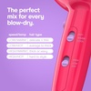 image:imageConair Cake Pop Hair Dryer with Diffuser amp Concentrator Attachments Blow Dryer Hair Dryers for Women Tourmaline Ceramic Technology 3 Heat2 Speed Settings Compact Hair Dryer wConcentrator PinkPink