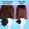 image:imageConair Cake Pop Hair Dryer with Diffuser amp Concentrator Attachments Blow Dryer Hair Dryers for Women Tourmaline Ceramic Technology 3 Heat2 Speed Settings Compact Hair Dryer wConcentrator PinkWhite
