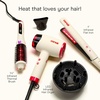 image:imageInfiniti PRO CONAIR 1 Infrared Flat Iron Hair Straightener for Smooth Shiny Results Advanced Styling Hair Iron Designed to Reduce Frizz amp Heat Damage White