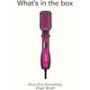 image:imageInfiniti PRO CONAIR AllinOne Smoothing Dryer Brush Hair Dryer Hot Air Brush PinkPink