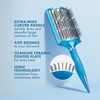 image:imageBaBylissPRO Nano Titanium Curved Paddle Brush ExtraWide Titanium Ceramic Blow Dryer Brush Ionic Technology Smooth FrizzFree Styling Fast BlowoutsCurved