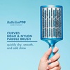 image:imageBaBylissPRO Nano Titanium Curved Paddle Brush ExtraWide Titanium Ceramic Blow Dryer Brush Ionic Technology Smooth FrizzFree Styling Fast BlowoutsMixed boar  nylon bristles