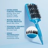 image:imageBaBylissPRO Nano Titanium Curved Paddle Brush ExtraWide Titanium Ceramic Blow Dryer Brush Ionic Technology Smooth FrizzFree Styling Fast BlowoutsMixed boar  nylon bristles