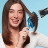 image:imageBaBylissPRO Nano Titanium Curved Paddle Brush ExtraWide Titanium Ceramic Blow Dryer Brush Ionic Technology Smooth FrizzFree Styling Fast BlowoutsMixed boar  nylon bristles