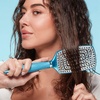 image:imageBaBylissPRO Nano Titanium Curved Paddle Brush ExtraWide Titanium Ceramic Blow Dryer Brush Ionic Technology Smooth FrizzFree Styling Fast BlowoutsVented