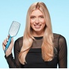 image:imageBaBylissPRO Nano Titanium Curved Paddle Brush ExtraWide Titanium Ceramic Blow Dryer Brush Ionic Technology Smooth FrizzFree Styling Fast BlowoutsVented