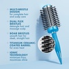 image:imageBaBylissPRO Nano Titanium Smooth amp Shine Scalp Round Hair Brush  Detangling Straightening amp BlowDry Brush for FrizzFree Sleek Shiny Hair173in mixed bristle