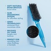 image:imageBaBylissPRO Nano Titanium Smooth amp Shine Scalp Round Hair Brush  Detangling Straightening amp BlowDry Brush for FrizzFree Sleek Shiny Hairslim boar bristle